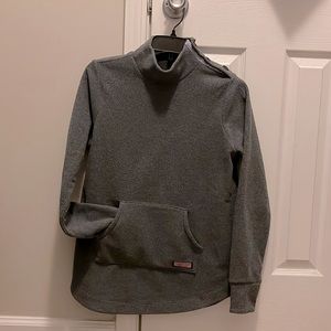 NWOT Vineyard Vines Fleece with buttoned Collar FITS LIKE WOMENS XSM - SMALL